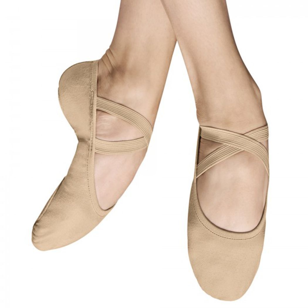 Bloch 213L 213  PINK Ballet dance shoes canvas split sole ladies sz2-8.5 PROLITE 