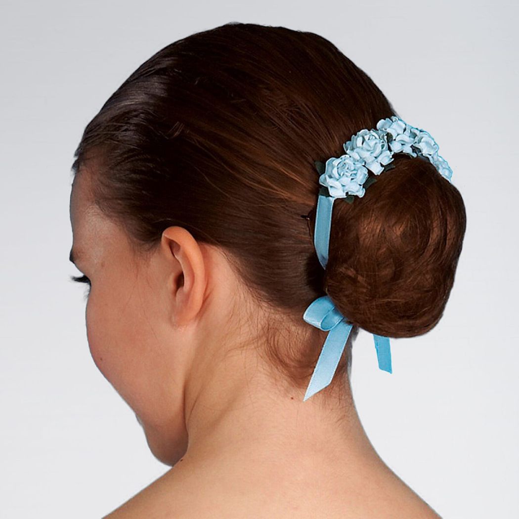 Mimy Design Large Hair Blossom with Satin Ribbon H003