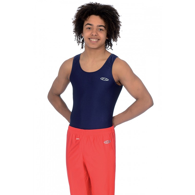 The Zone Boy's sleeveless Nylon/Lycra Gymnastics Leotard Z119