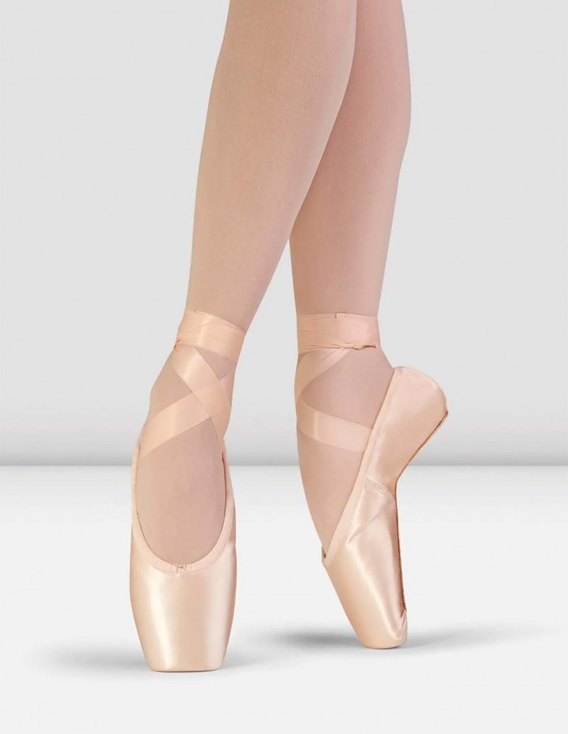 bloch synthesis stretch satin pointe shoe