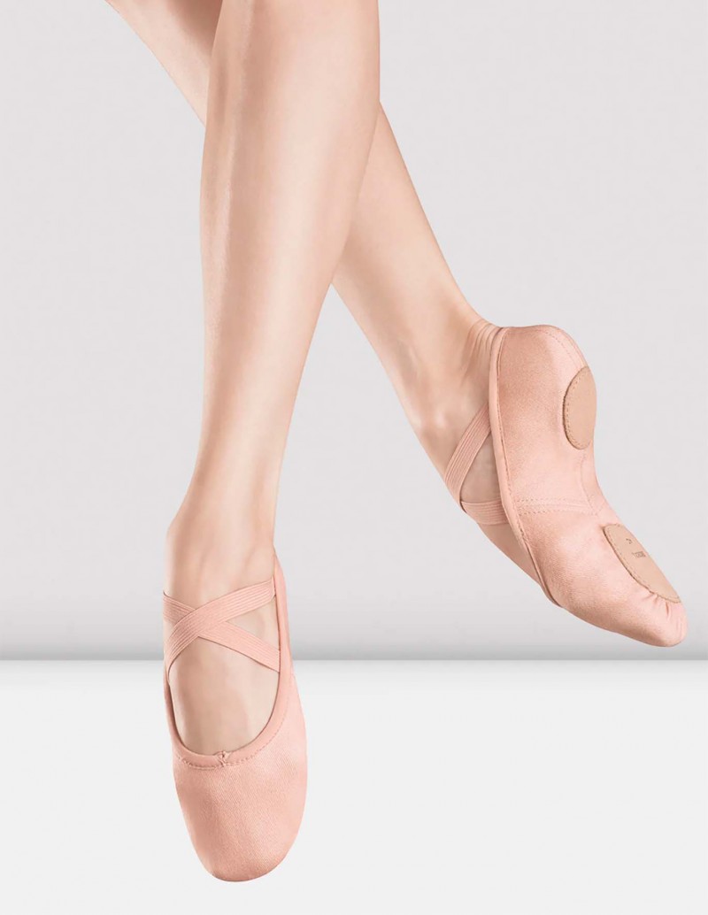bloch zenith ultimate stretch canvas ballet shoe