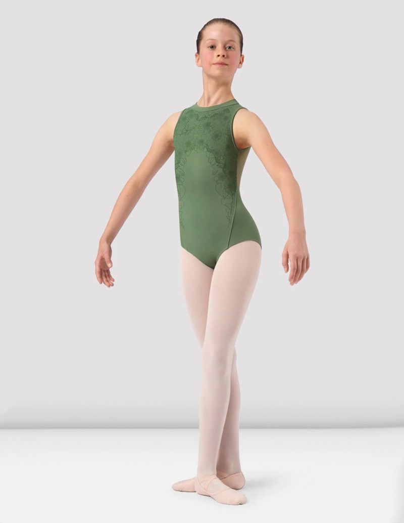 Bloch Claire High Neck Lace Print Collection 