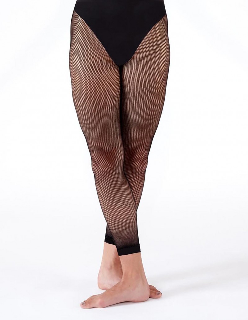 silky dance footless fishnet tights
