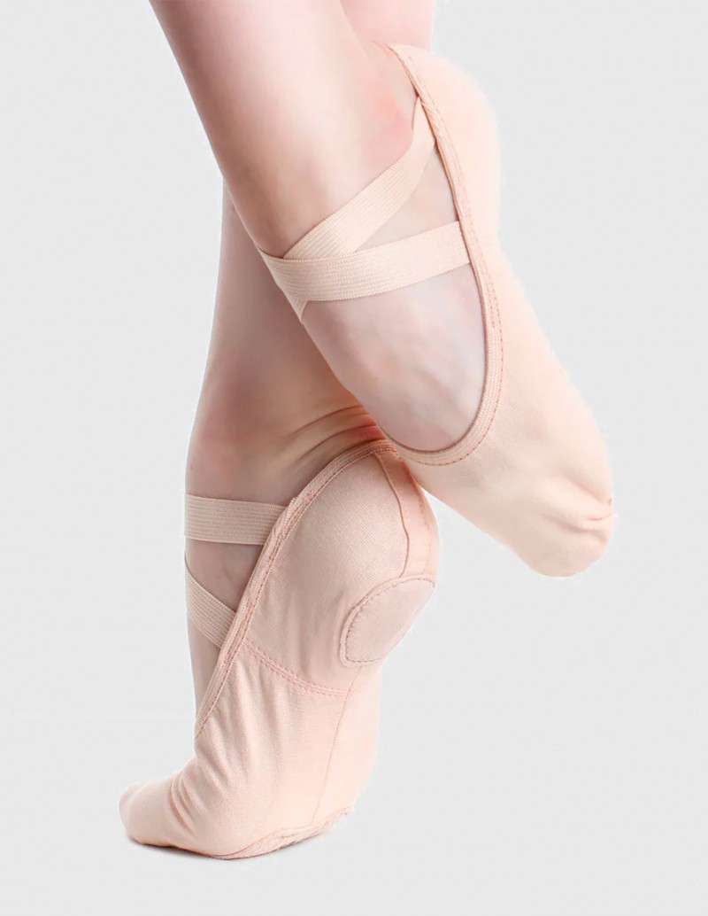 so danca vegan split sole canvas ballet shoe