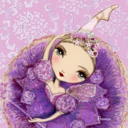 ballet papier purple fairy dance notebook