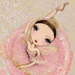ballet papier pink fairy dance notebook