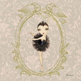ballet papier black swan dance notebook