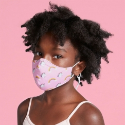 bloch b-safe childrens printed lanyard face mask
