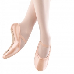 bloch stretch satin full sole ballet shoe