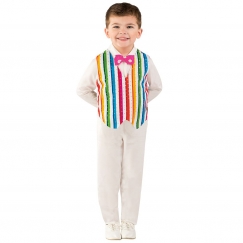 costume gallery candyman boy's spandex vest and bow tie
