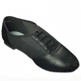 Black Capezio 458 Split Sole Jazz Shoe with Suede Sole