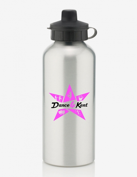 dance 4 kent aluminium 600ml water bottle
