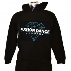fusion dance company pull on hoodie
