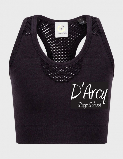 d'arcy stage school seamless crop top