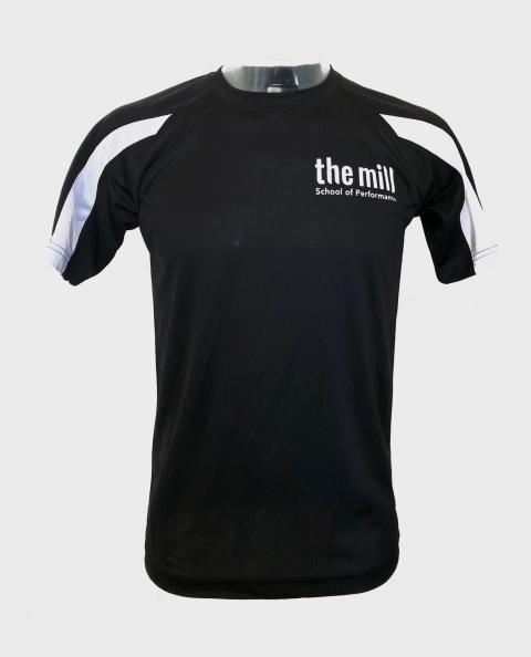 the mill cool contract moisture wicking tee