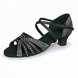 roch valley satin and diamante latin sandals