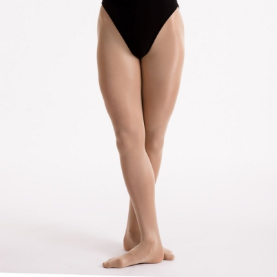 silky dance shimmer footed dance tights