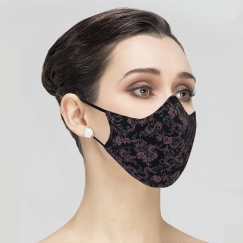 wear moi bi flower face mask